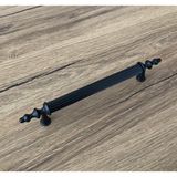 Koldoor Zend Mat Siyah Mobilya Dolap Mutfak Çekmece Kulpu 160 mm 5 Adet