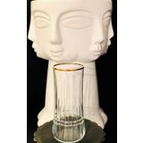 Koleksiyon Aheste Diamond Altın 6'lı Rakı ve Limonata Bardağı