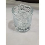 Koleksiyon Anglo Canadien Mercantille Melekli Cam Mumluk 6,6cm Evergreen Collection Candleholder
