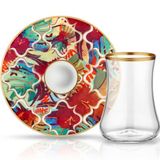 Koleksiyon Dervish 6'lı Amazon Tropic Çay Seti