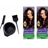 Koleston 3 0 Koyu Kahve 2 Adet Saç Boyası + Boyama Seti
