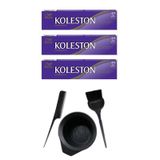 Koleston 3.4 3 Adet Tüp Saç Boyası ve Saç Boyama Seti