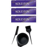 Koleston 4.0 3 Adet Tüp Saç Boyası ve Saç Boyama Seti