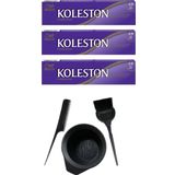 Koleston 5.0 3 Adet Tüp Saç Boyası ve Saç Boyama Seti