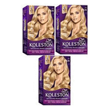 Koleston 9/0 Sarı 3 Adet Saç Boyası