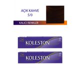 Koleston Açık Kahve 5/0 Tüp 2x50 ml Saç Boyası