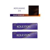Koleston Koyu Kahve 3/0 Tüp 2x50 ml Saç Boyası