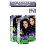 Koleston Naturals 2 8 Böğürtlen Siyahı 3 Adet Saç Boyası