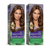 KOLESTON NATURALS SAÇ BOYASI 6.1 BÜYÜLEYİCİ KAHVE x2