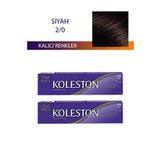 Koleston Siyah 2/0 Tüp 2x50 ml Saç Boyası