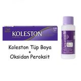 Koleston Tüp Boya 50 ml - 3.66 Patlıcan Moru + 20 Vol Oksidan Peroksit