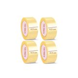 Koli Bandı 4 Adet 45X100 Şeffaf (Aslan) En 45mm, Uzunluk Net 100 metre, Basınca ve gerilime dayanıklıdır, 4'lü Paket