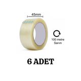 Koli Bandı Şeffaf 45 Mm X 100 Metre 6 Adet