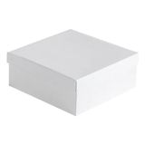 Koli Lazım Hediye Kutusu - 20X20X7 - Beyaz - 10 Adet - 20x20x7 cm - 1 Adet