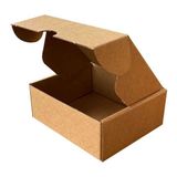 Kolici 12x10x4,5 cm Kilitli Kutu - Kraft (25 Adet)