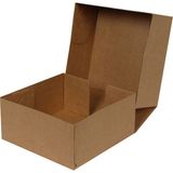 Kolici 24,5x24,5x11,5cm E-ticaret Kargo Kutusu (4 Nokta)-Kraft 10'lu