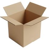 Koliciabla 10 Adet - 25X15X15 cm Çift Oluklu (Dopel) Koli - Kozmetik, Aksesuar & E-Ticaret Kutusu - Kahverengi