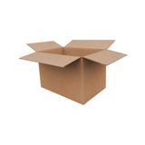 Koliciabla 2 Adet - 60X40X40 cm Çift Oluklu Kraft Koli - Büyük Boy Ev Taşıma & Depolama Kolisi - Kahverengi