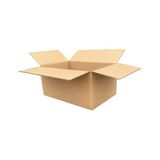 Koliciabla 3 Adet - 60X40X30 cm Çift Oluklu (Dopel) Koli - Büyük Boy Ev Taşıma & Depolama Kutusu - Kahverengi