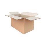 Koliciabla 4 Adet - 50X30X30 cm Çift Oluklu (Dopel) Koli - Geniş Klasör, Mutfak & Arşiv Kutusu - Kahverengi