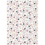 Koliciabla Babalar Günü Temalı Desenli Pelur Kağıt (32x45 cm) - 100 Adet Karizmatik ve Eğlenceli - Kuşe Kağıdı - 35x50