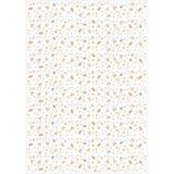 Koliciabla Boho Orman Hayvanları ve Çadır Desenli Pelur Kağıt (32x45 cm) - 100 Adet Masalsı ve Organik - Kuşe Kağıdı - 35x50