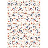 Koliciabla Geometrik Bauhaus ve Modern Şekiller Desenli Pelur Kağıt (32x45 cm) - 100 Adet Mimari Denge - Kuşe Kağıdı - 35x50