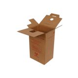 Kolicim Enjektör Atık Kutusu - Tıbbi Atık Kutusu - 17x13x28,5cm Kutu - 5 Litre Tıbbi Atık Kutusu - 5 Adet