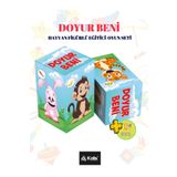 KOLİX Doyur Beni Hayvanlar Kutu Seti Etkinlik Kutusu Oluklu Mukavva Eğitici Oyuncak SET Kutu