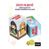 KOLİX Doyur Beni Hayvanlar Ve Çocuklar Kutu Seti Eğitici Etkinlik Kutusu Oluklu Mukavva 2'li SET