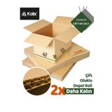 KOLİX Kolix Tek Oluklu Karton Kutu Koli 33 x 40 x 16 cm Taşınma,Taşıma ,Çeyiz Kolisi 10 lu