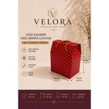 KOLİX Velora Premium Hediye Kutusu Hediyelik Karton Çanta Hediye Paketi 24x14x20cm