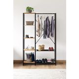 Kollektiv Home Metal Ayaklı Mdf Raflı Askı Elbise Askısı Çok Amaçlı Dolap Gardrop