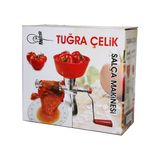 KOLLU ALÜMİNYUM SALÇA MAKİNESİ SÜZGEÇLİ - PLASTİK HAZNELİ (4490)