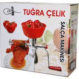 Kollu Alüminyum Salça Makinesi Süzgeçli - Plastik Hazneli (4887)