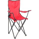 Kollu Katlanır Kamp Sandalyesi Rejisör Kırmızı - 6456 Ecorce Tube Marron - Polyester