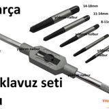 KOLLU KLAVUZ TERS DİŞ AÇMA KILAVUZU 6 PARÇA KLAVUZ TAKIMI TERS EKONOMİK
