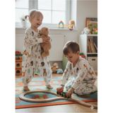 Kollu Uyku Tulumu, %100 Doğal Pamuk, Çift Kat Pazen, Unisex, 1.0 Tog, 20-24 Derece, Bej, 0-6 Ay
