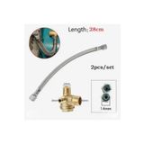 kölner Sessiz Yağsız 1hp 750watt 0,75hp 550watt Kompressörler Için Tank Hortumu,borusu ve Çekvalf Set