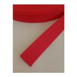 KOLON ŞERİT KIRMIZI DAR DOKUMA (2,5 Cm) 25 Mm X 5 Metre Çanta VE tasma Hobi Kolonu Kemer Şerit