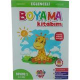 Koloni Kitap Eğlenceli Boyama Kitabım Seviye 1 2-3 Yaş