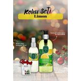 Kolonya 150 ml, Sıvı Sabun 500 ml Çeşme Limonu ve Rosie Hediye