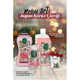 Kolonya 1lt, 1500ml Sıvı Sabun, kolonyalı mendil 150'li Japon Kiraz Çiçeği ve Rosie Pamuk