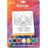 Kolorita For Art Özel Gün Boyama Seti - doğum günü