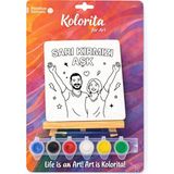 Kolorita For Art Özel Gün Boyama Seti - sarı kırmızı aşk