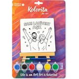 Kolorita For Art Özel Gün Boyama Seti - sarı lacivert aşk