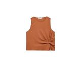 Kolsuz Bisiklet Yaka Drape Detaylı Bluz