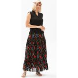 Kolsuz Şile Bezi Arzu Yazlık Bluz Siyah Syh - 2XL