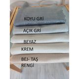 Koltuk Örtüsü Damaks Kaymaz Sünger Zemin (170 x 210) - Bej - 170 x 210 cm