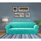 Koltuk Örtüsü Koltuk Kılıfı Jakarlı Esnek ve Lastikli Yıkanabilir 3 Kişilik Çekyat Örtüsü Bir Adet - 180 x 230 cm - Mint Yeşili
